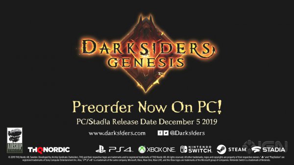 《暗黑血统：创世纪》新宣传片公开 PC版定档12月5日